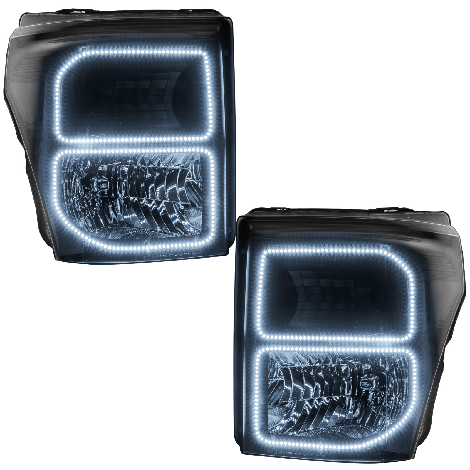 8159-001 - 2011-2016 Ford F250/350 LED HL - Black